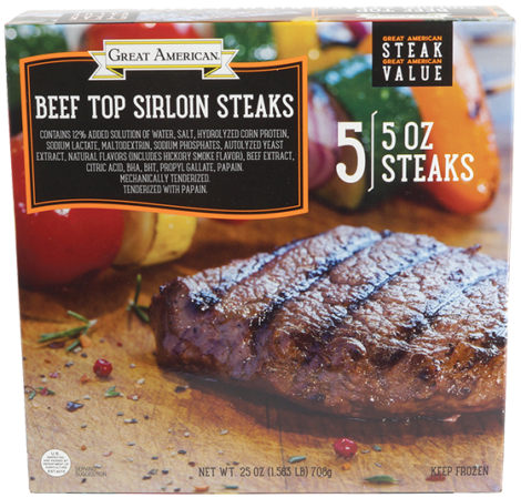 Beef Top Sirloin Steaks image