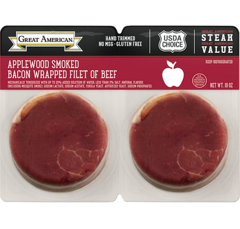 Applewood Smoked Bacon Wrapped Filet of Beef image