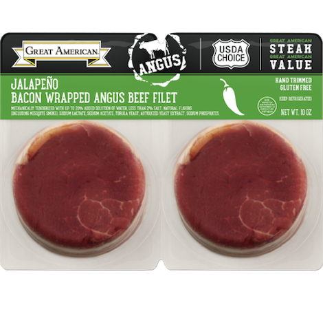 Jalapeño Bacon Wrapped Angus Beef Filet image