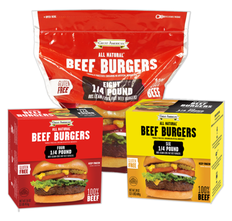 Quarter Pound Beef Burgers 80/20 image