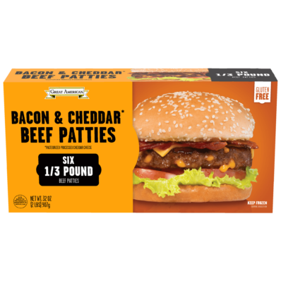 Bacon & Cheddar Beef Patties image