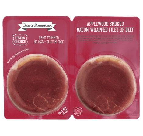 Applewood Smoked Bacon Wrapped Filet of Beef image